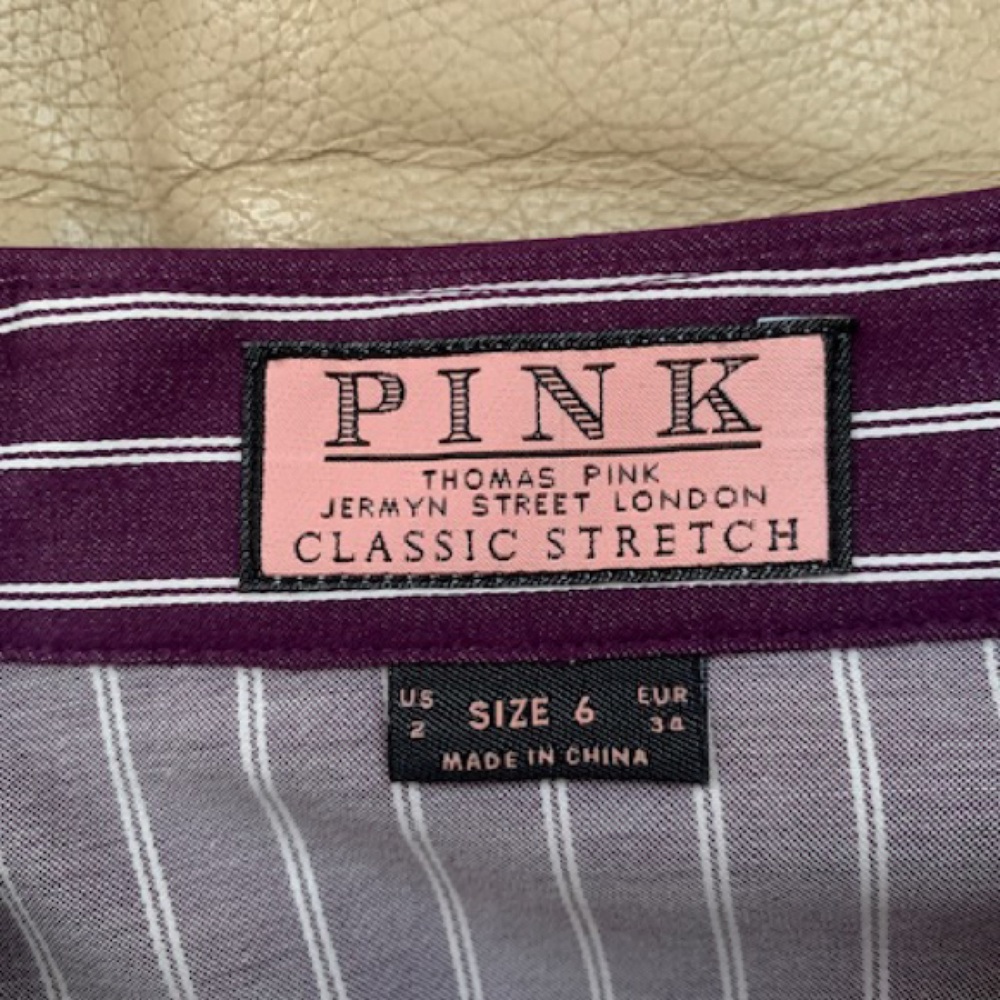 Thomas Pink purple Classic shirt US 2/UK 6 NEW - Picture 2 of 3